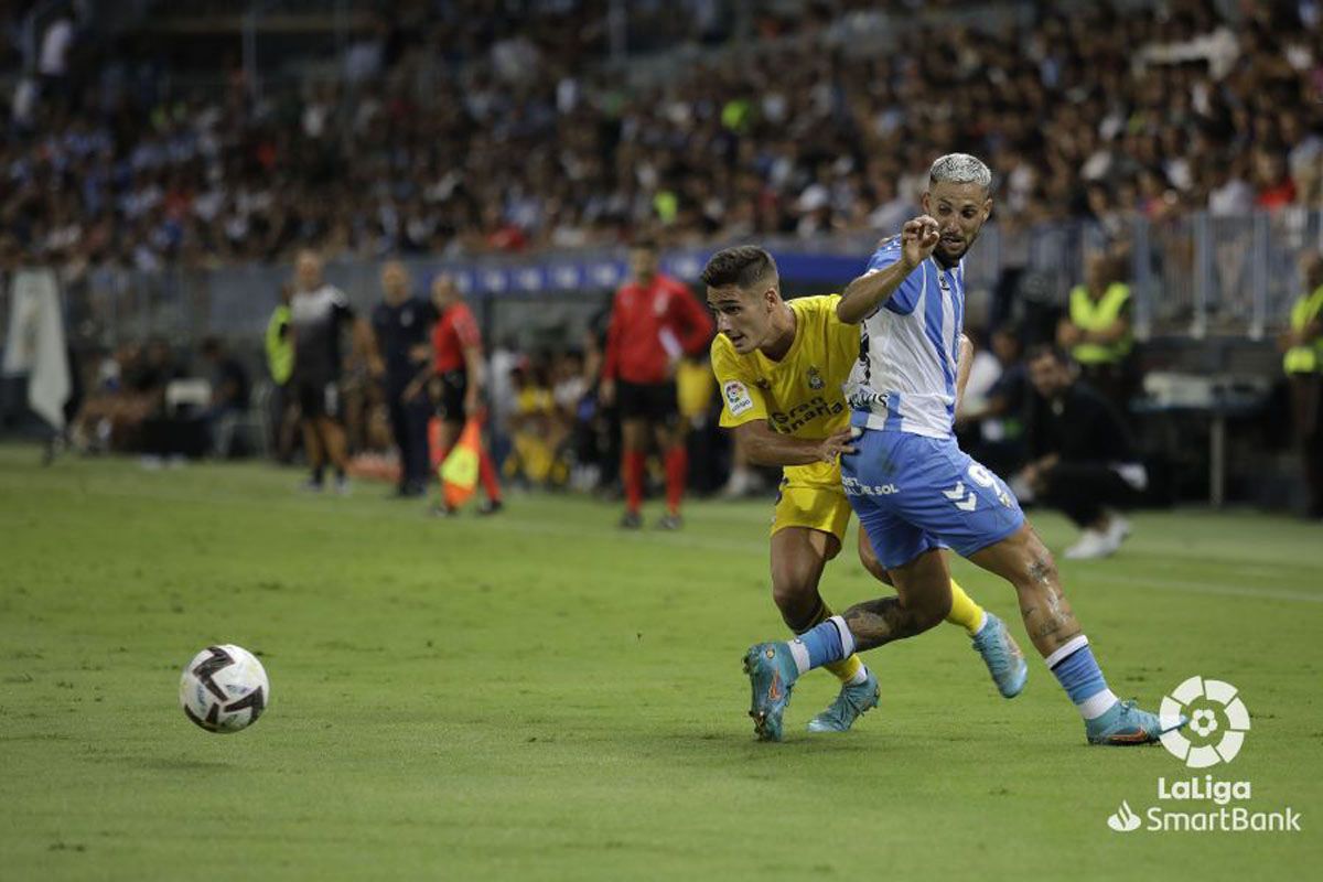 El Málaga CF - UD Las Palmas, en imágenes