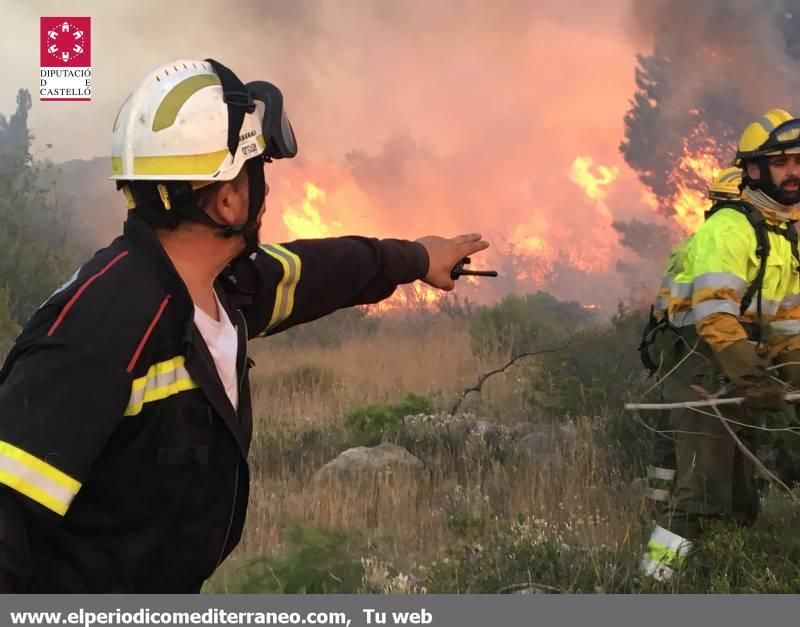 Incendio en Sant Mateu