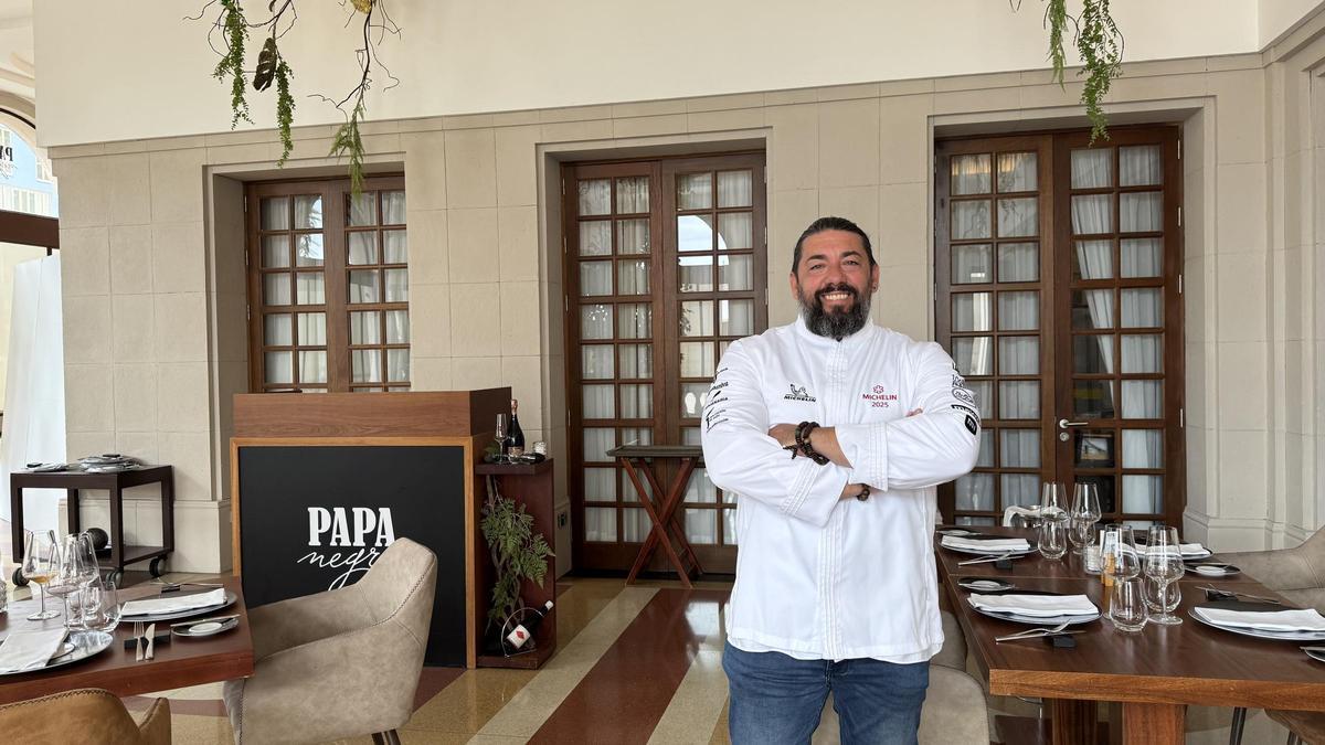 Pavanelli, el día de la grabación.