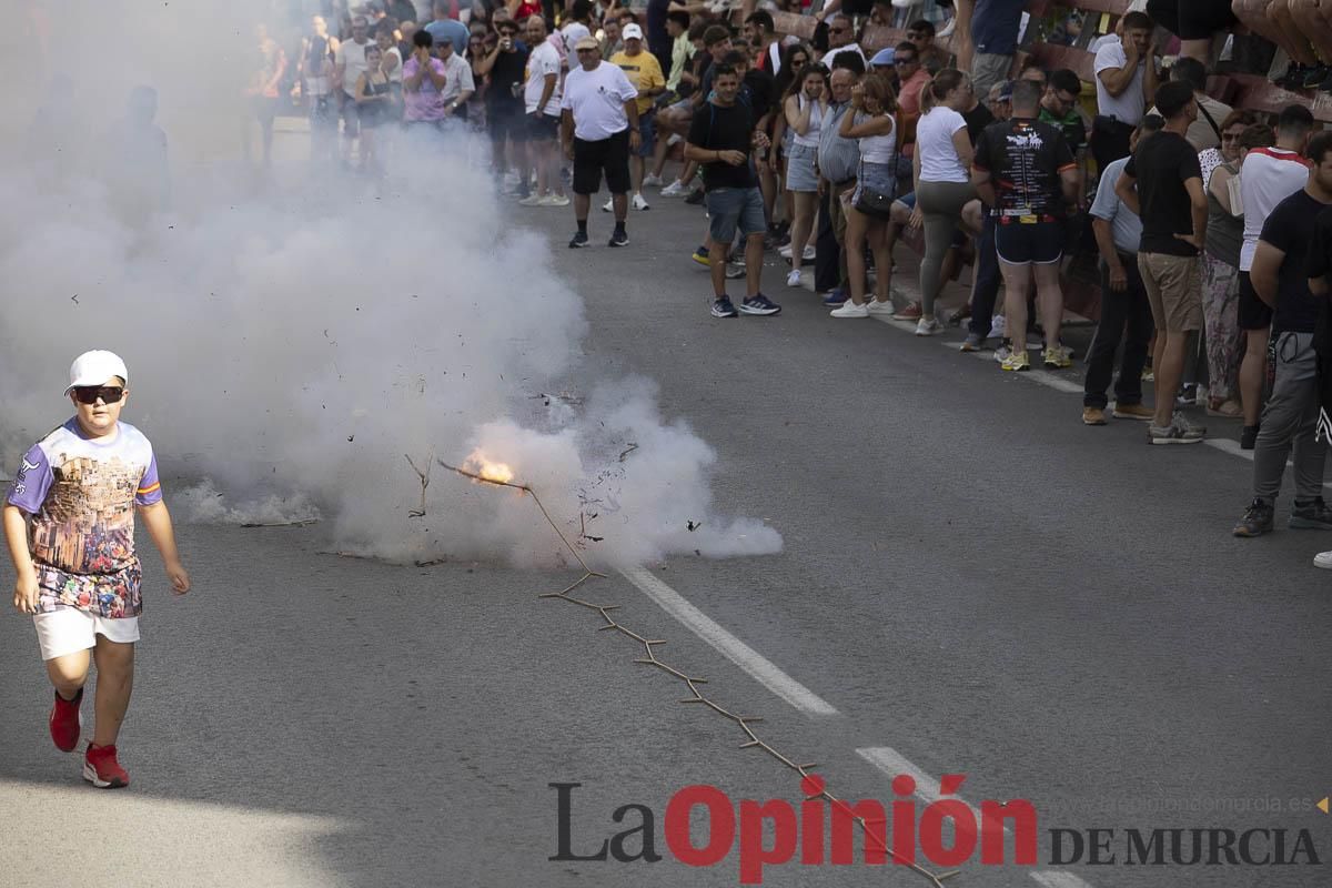 El segundo encierro de las Fiestas de Moratalla se salda con un herido