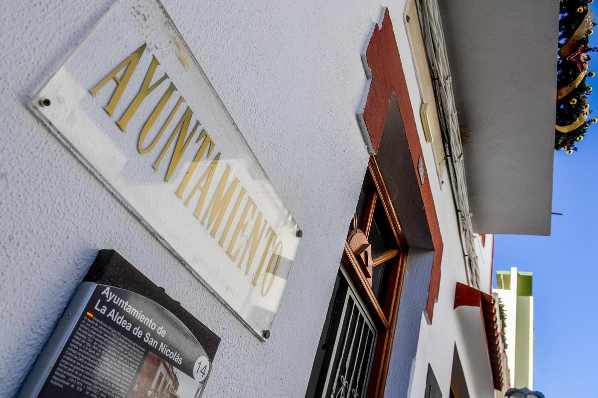 Fachada del Ayuntamiento de La Aldea.