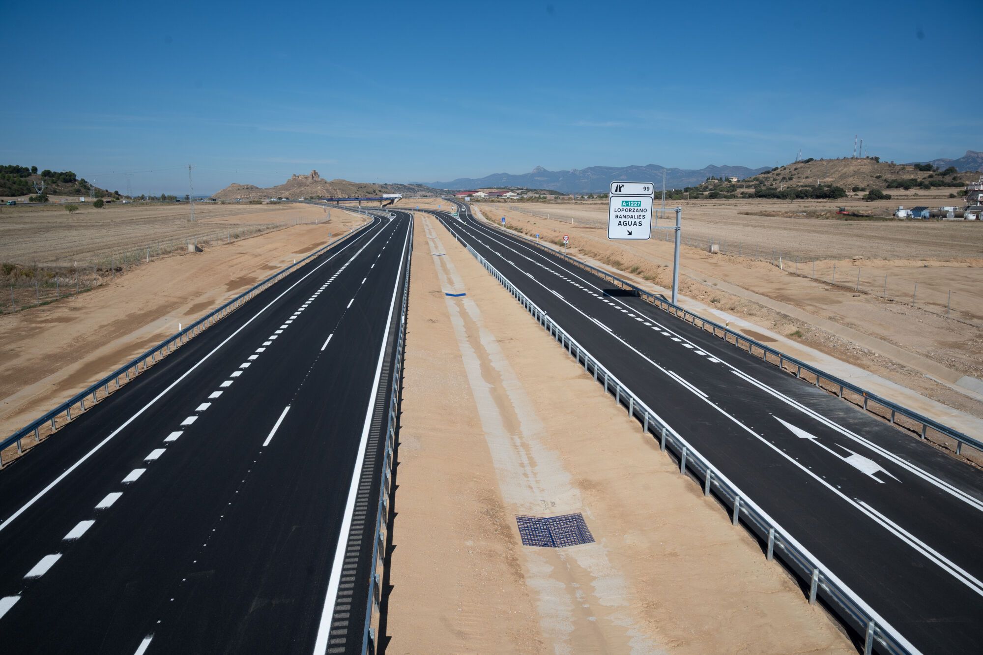 Inauguración del tramo de la A-22 entre Huesca y Siétamo
