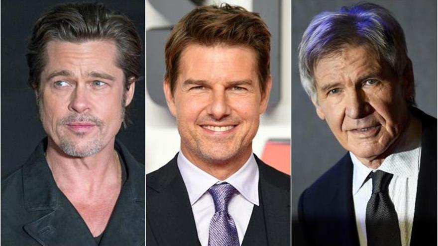 Brad Pitt, Tom Cruise y Harrison Ford.