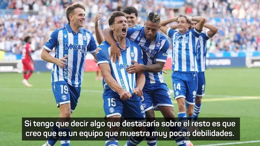 José Alberto: "El Alavés muestra muy pocas debilidades"