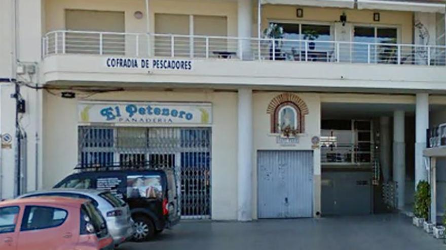 Inmueble donde está la Cofradía asaltada en Altea.