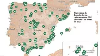 Estos son los municipios que deben tener Zonas de Bajas Emisiones (ZBE) desde el 1 de enero