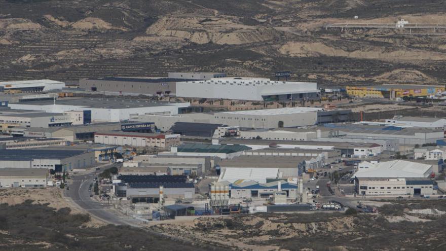 Vista aérea del polígono industrial de Las Atalayas