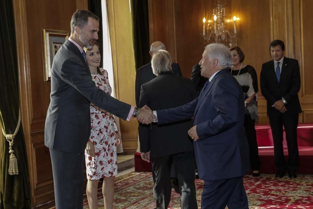 Audiencia de los Reyes con los galardonados con las Medallas de Asturias 2016