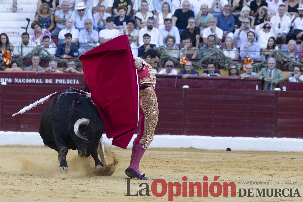 Tercer festejo de la Feria Taurina de Murcia (Talavante, Paco Ureña y Roca Rey), en imágenes