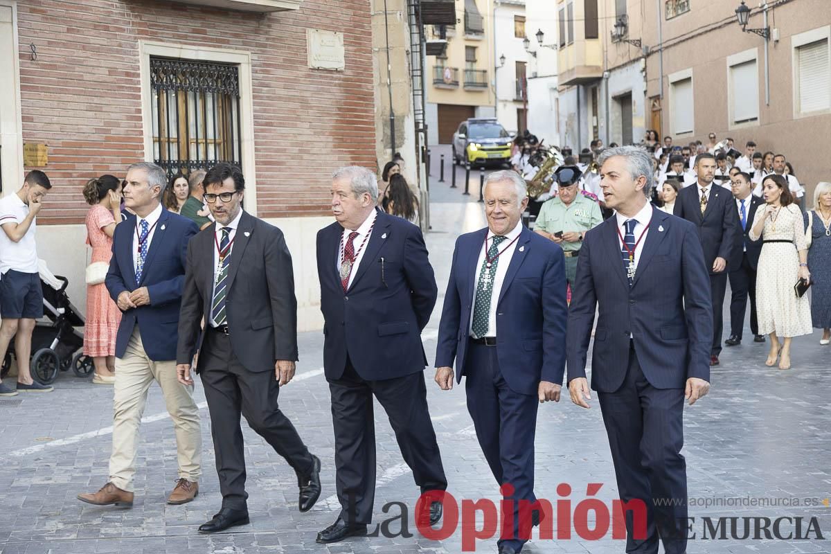 La virgen del Carmen volvió a procesionar por las calles de su barrio en la ciudad de Caravaca de la Cruz.