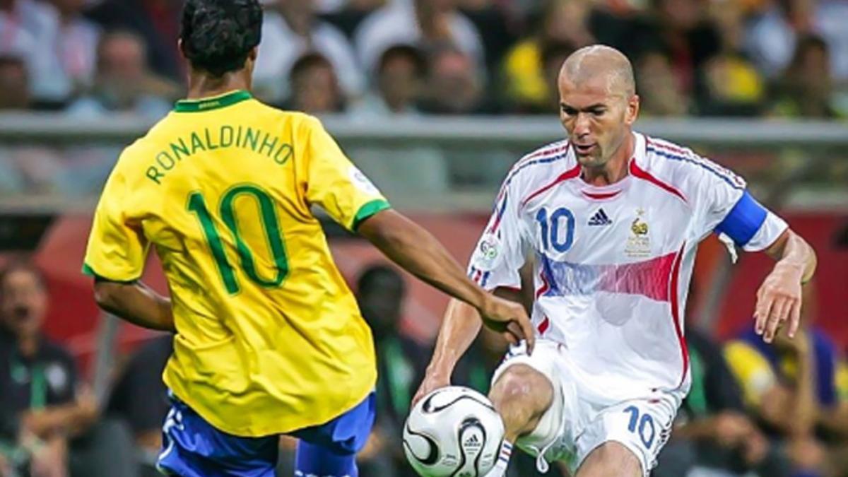Ronaldinho y Zidane, leyendas eternas del fútbol mundial
