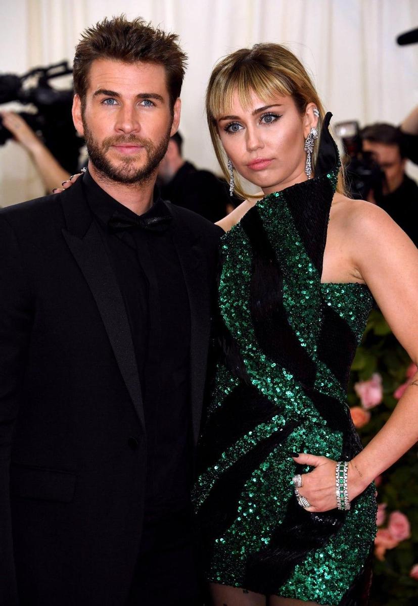 Liam Hemsworth y Miley Cyrus