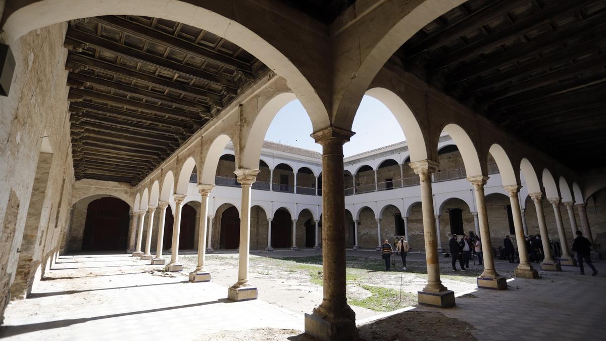 El convento de la Trinidad de Málaga, en una foto de su interior.