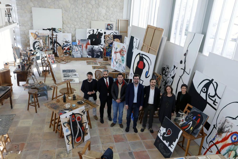 El Taller Sert reabre con 65 reproducciones de la obra de Joan Miró