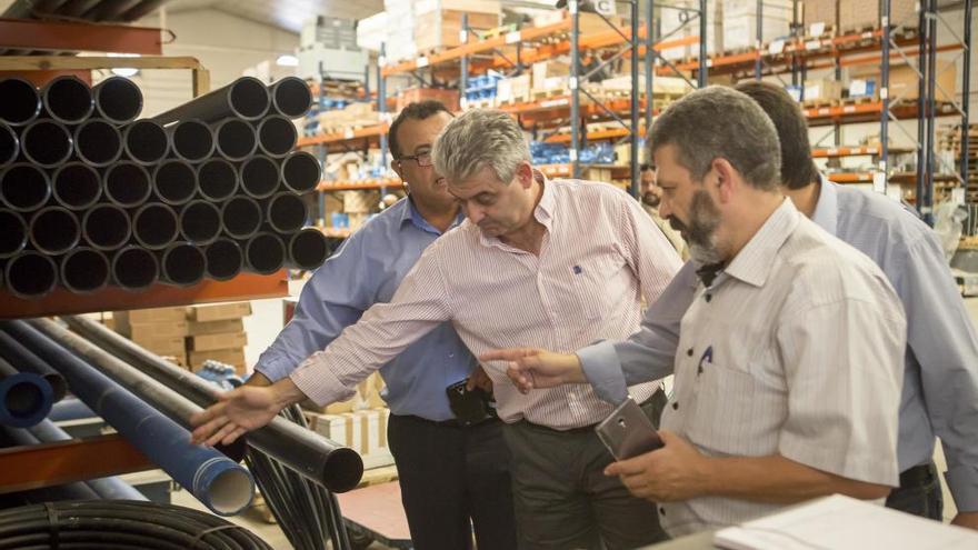 Técnicos palestinos visitan las instalaciones de Aguas de Valencia