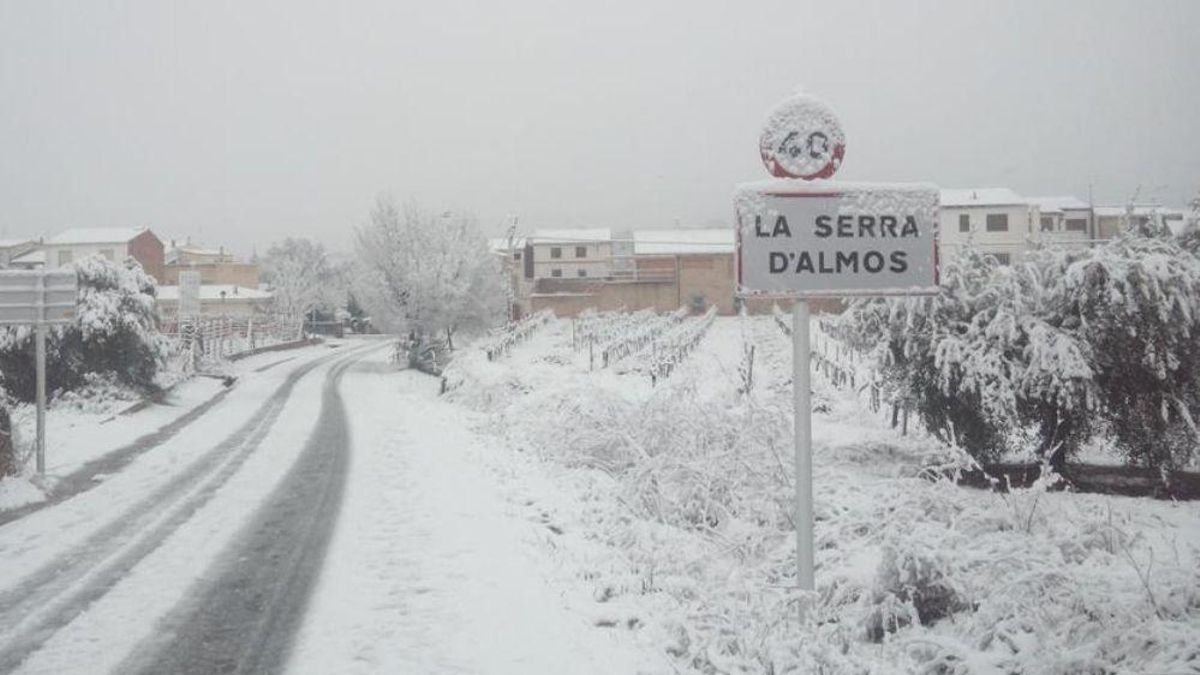 El Meteocat recorda la important nevada a la serralada Prelitoral tarragonina de l'any 1971