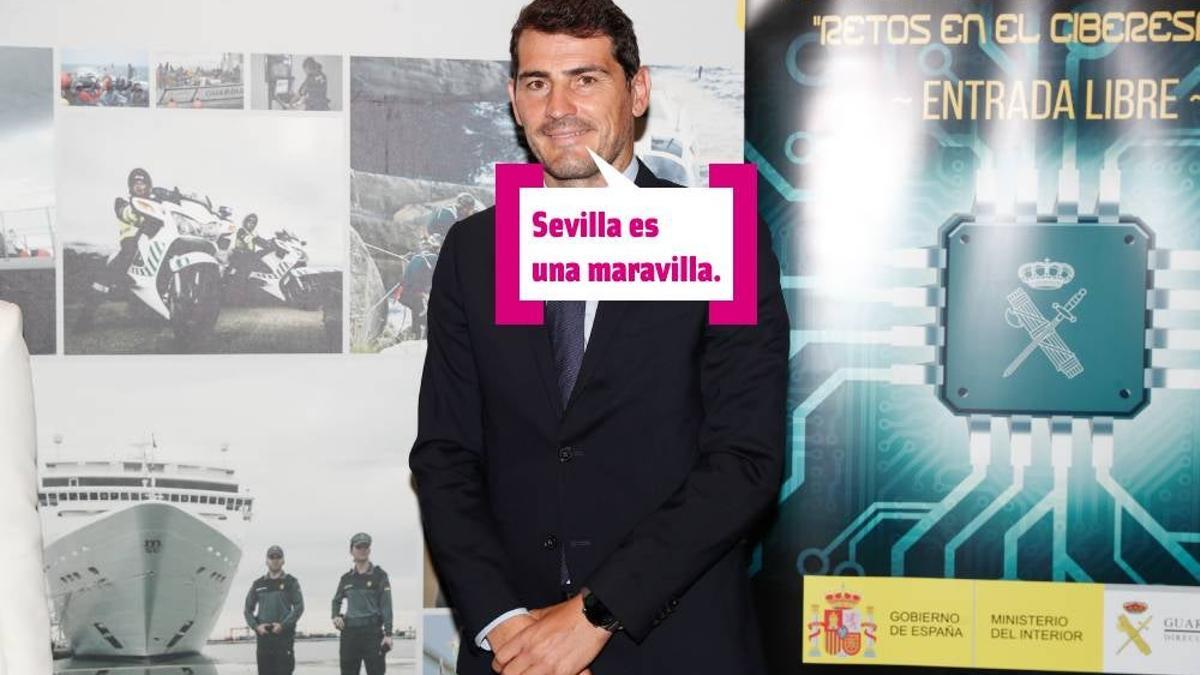 Iker Casillas en una inauguración en Madrid