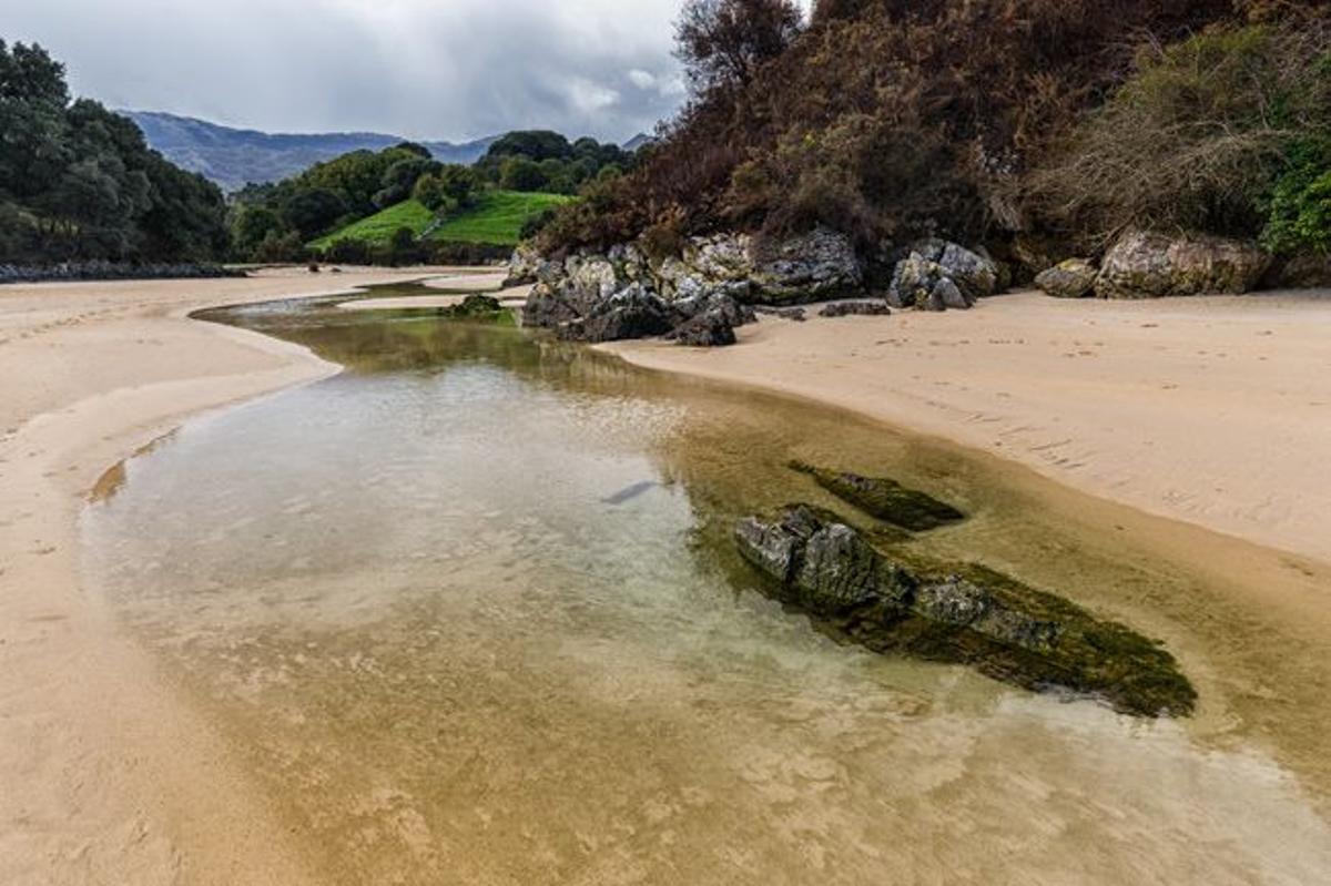 Playa de Poo de Llanes, en Asturias