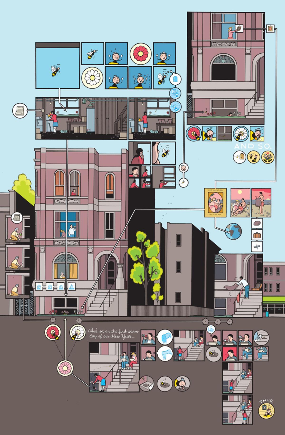 Un edificio de Chris Ware.