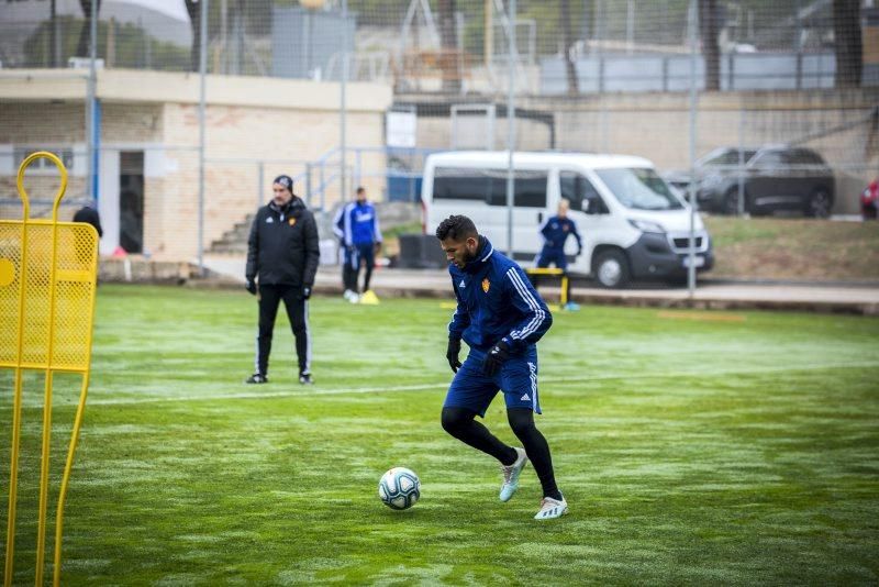 Entrenamiento del Real Zaragoza de hoy 30 de diciembre