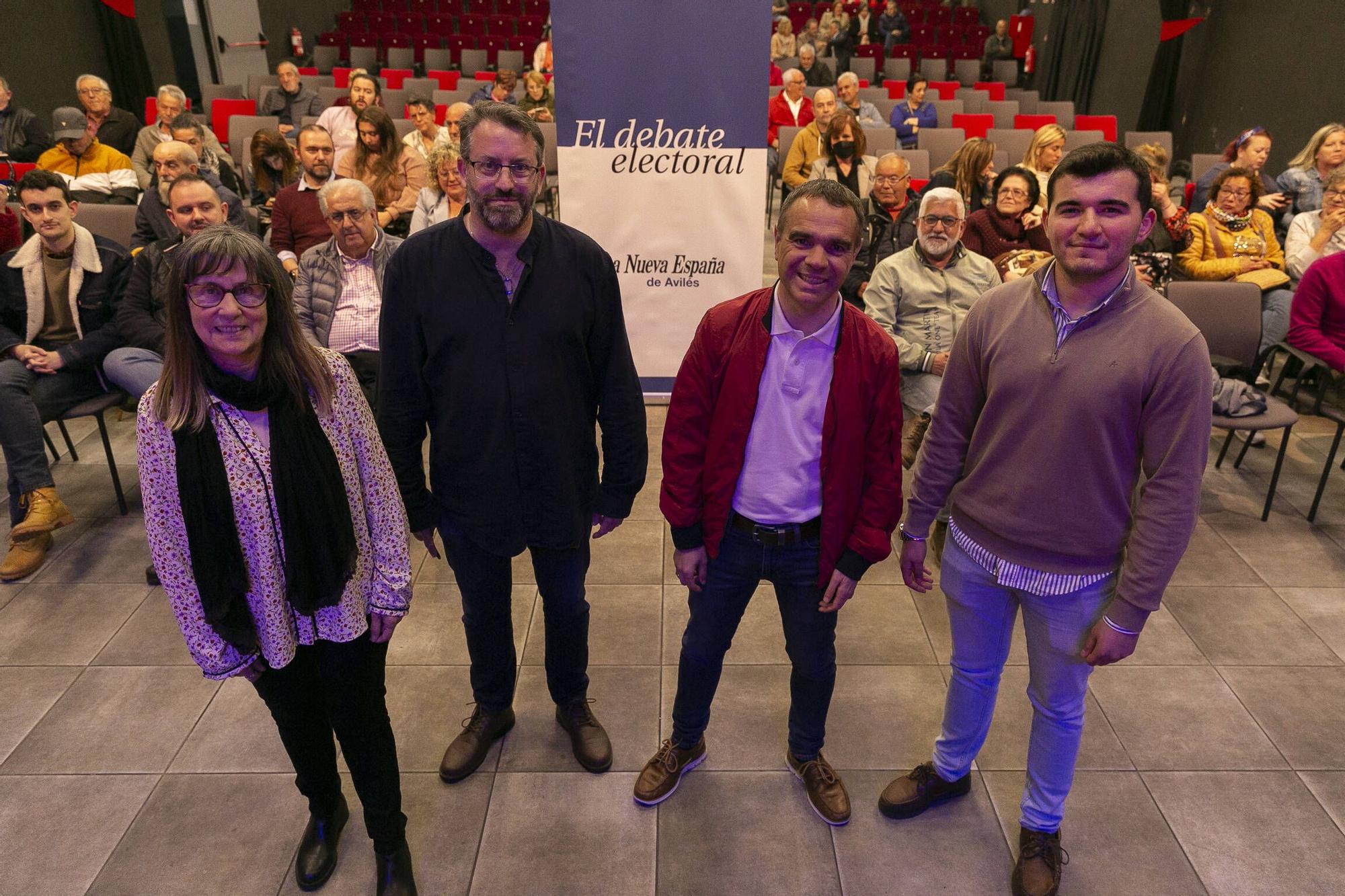 EN IMÁGENES, el debate electoral organizado por LA NUEVA ESPAÑA en Corvera