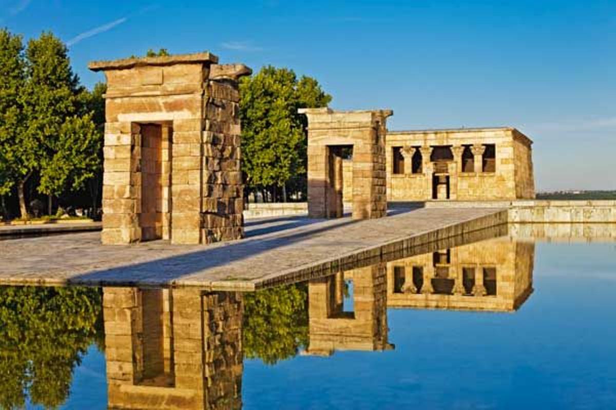 El Templo de Debod, en el Parque de la Montaña, es el monumento más antiguo de la capital.