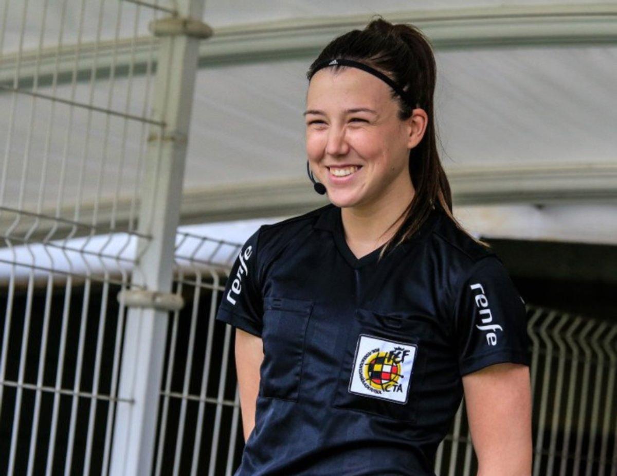 Olatz Rivera, antes de un encuentro.