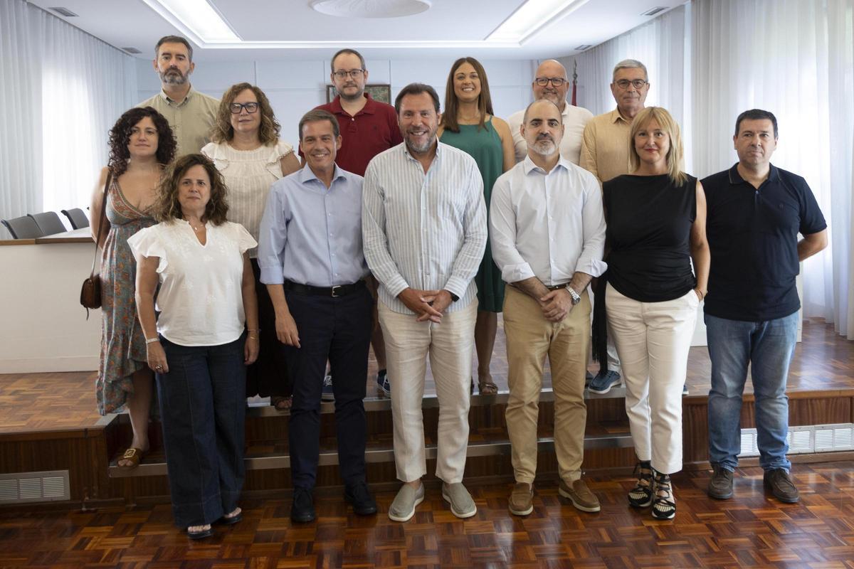 La visita del ministro Óscar Puente a Xàtiva, en imágenes