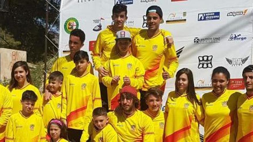 Los líderes de la Copa de España de BMX tras la prueba disputada en Alcoy
