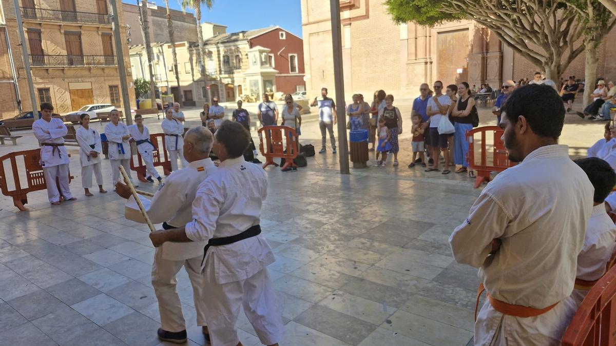 Demostración de karate en Foios.