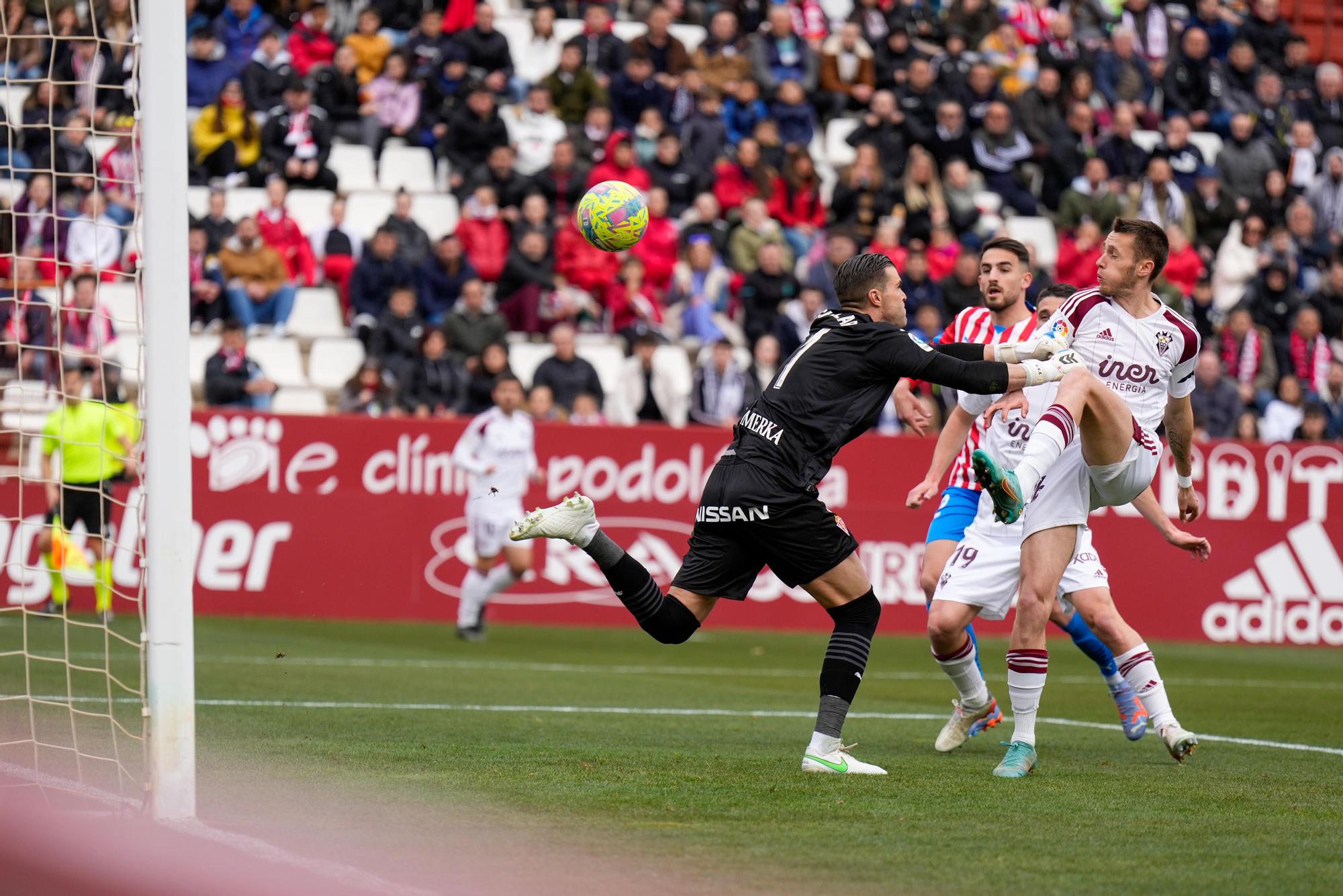 EN IMÁGENES: Así fue el encuentro entre el Sporting y el Albacete