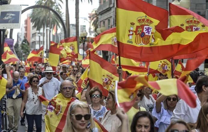 30/09/2017 LAS PALMAS DE GRAN CANARIA. Manifestación contra el 1-0 de San Telmo a Santa Ana. FOTO: J. PEREZ CURBELO