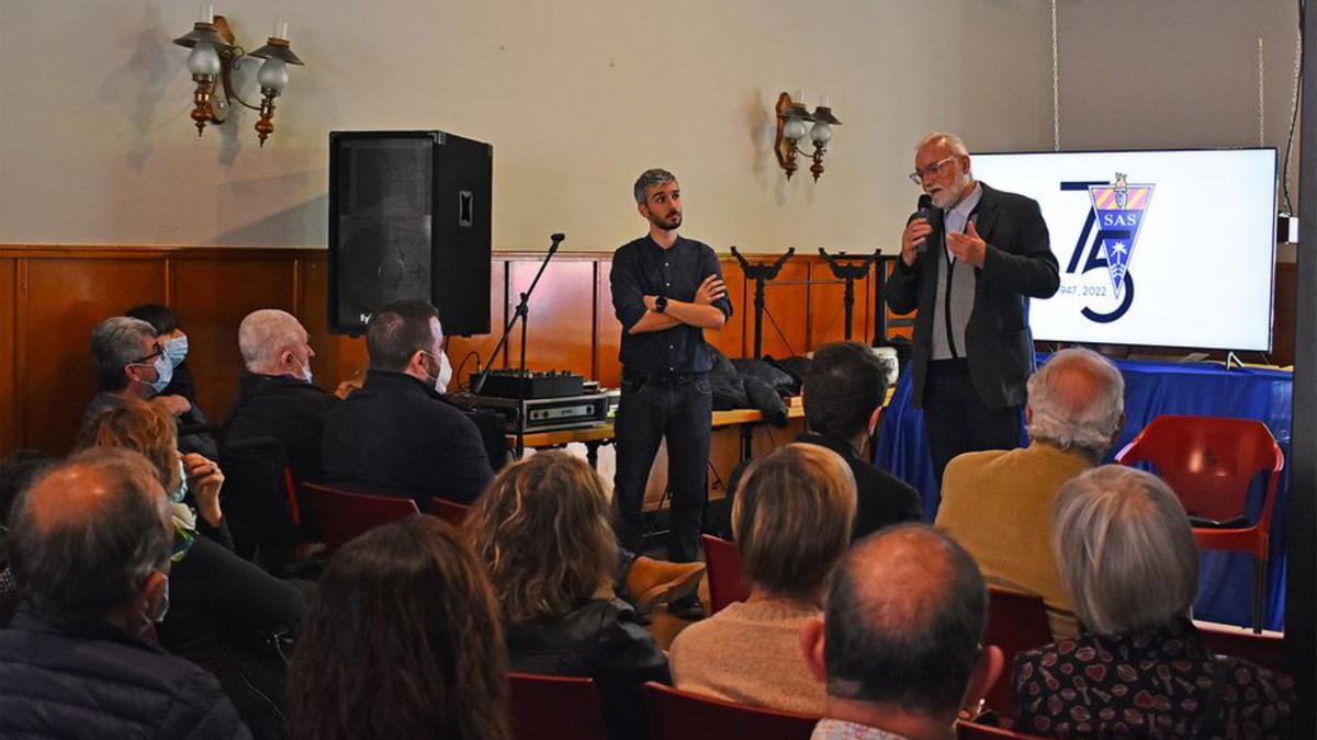 Josep Serrat, president de la SA Súria, s’adreça als presents | AJUNTAMENT DE SÚRIA