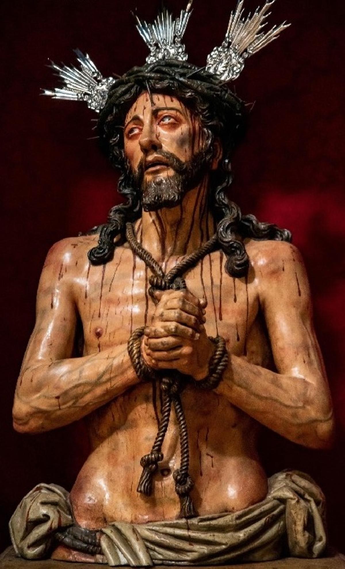 Imagen del portentoso Señor de las Penas.