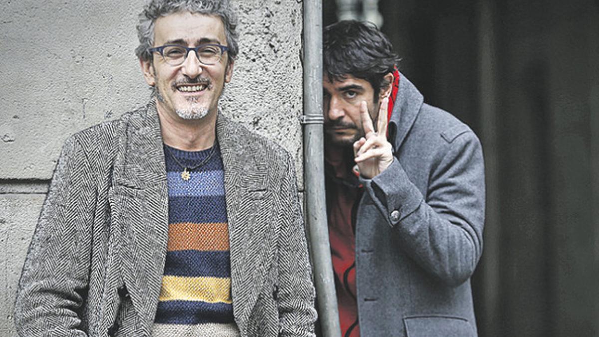 La primera idea era una foto y una entrevista a David Fernández, pero Juanra Bonet, apareció