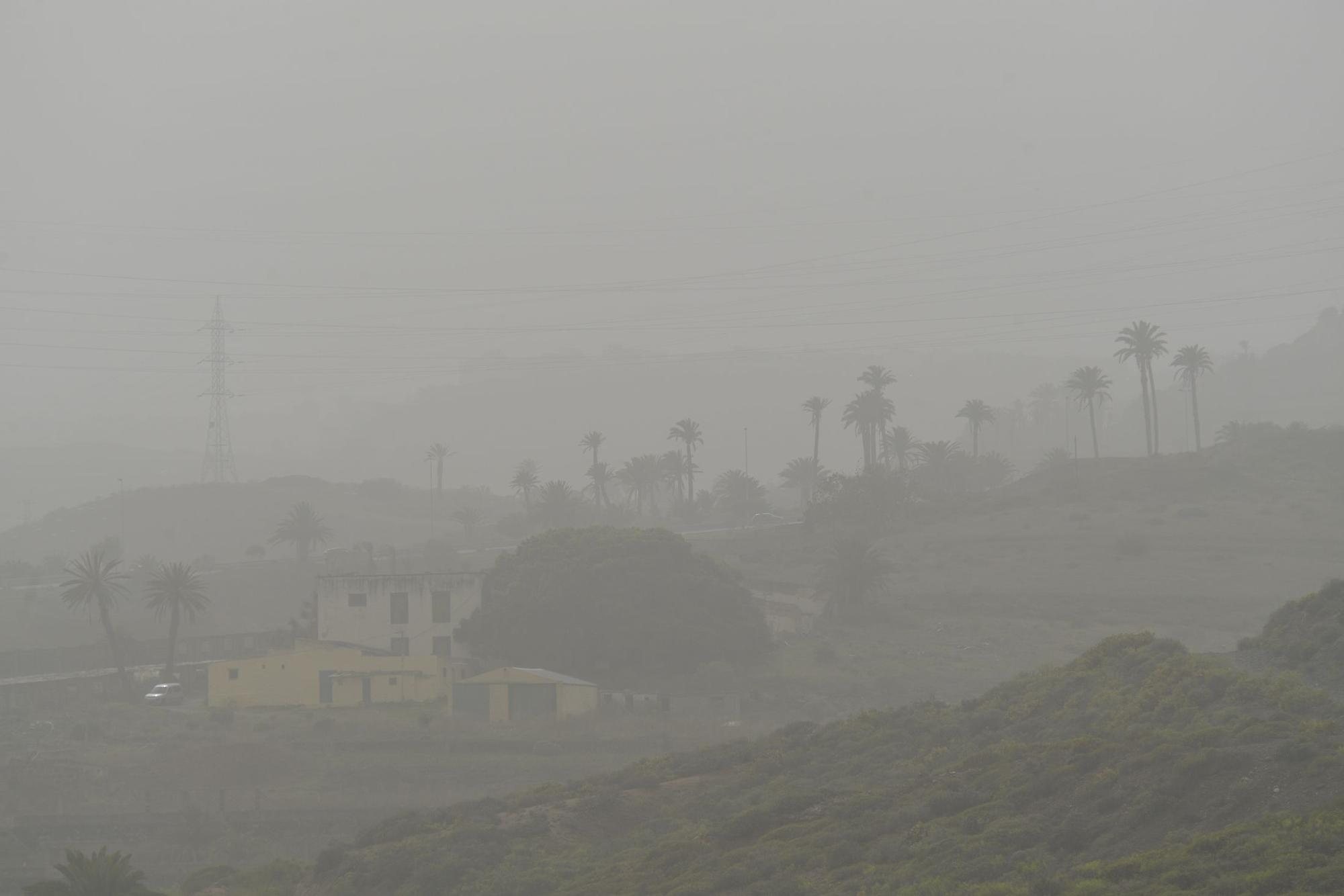 Calima sobre Gran Canaria