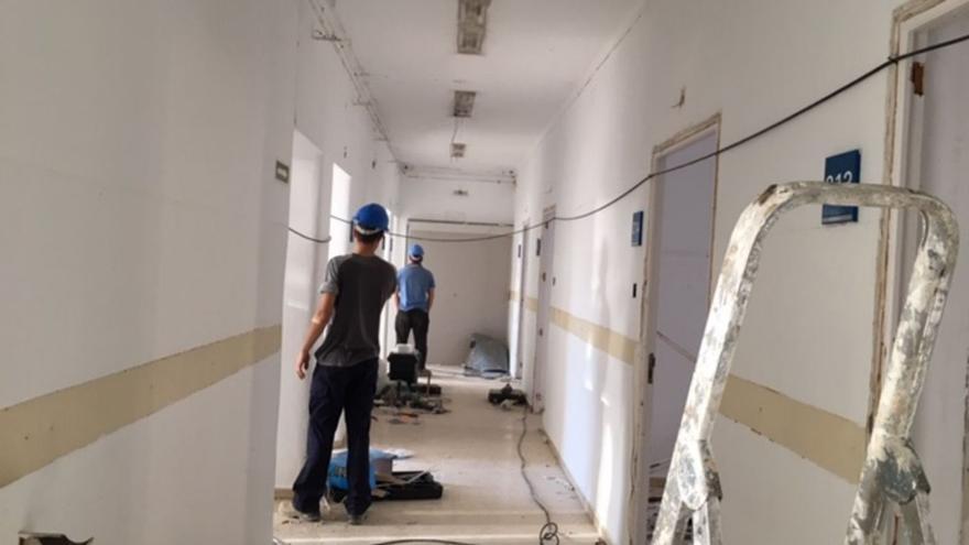 La aluminosis detectada en el Hospital General de Mallorca prolongará las obras más allá del verano