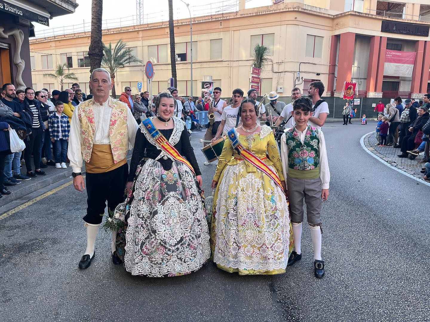 La Cavalcada de las Fallas de Gandia, en imágenes