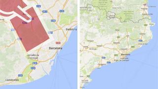 El mapa de los incidentes del referéndum en Catalunya