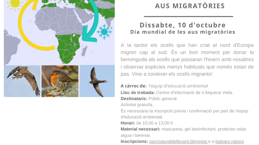 Dia mundial de les aus migratóries