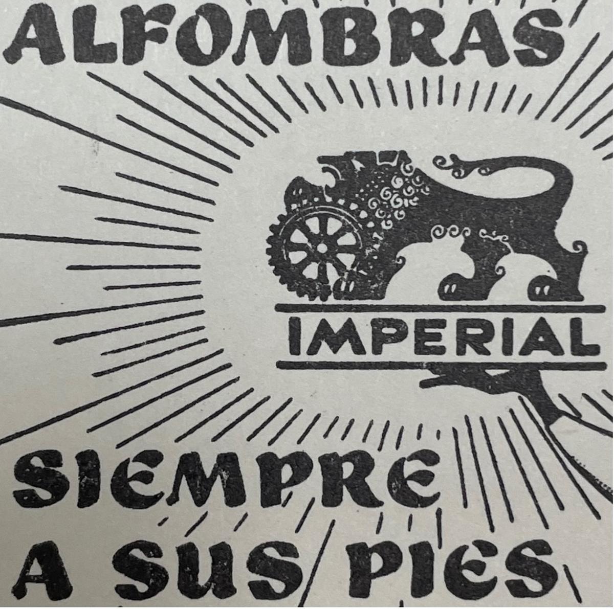 “Alfombras Imperial” resultó elegido como marca y el de “siempre a sus pies” el slogan.
