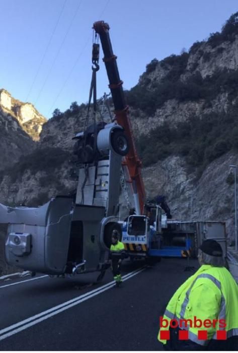 Accident de camió a la C-16