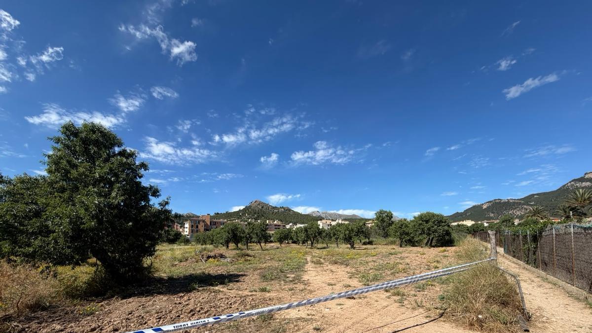 Terrenos de Son Podé, donde se ubicará el futuro aparcamiento