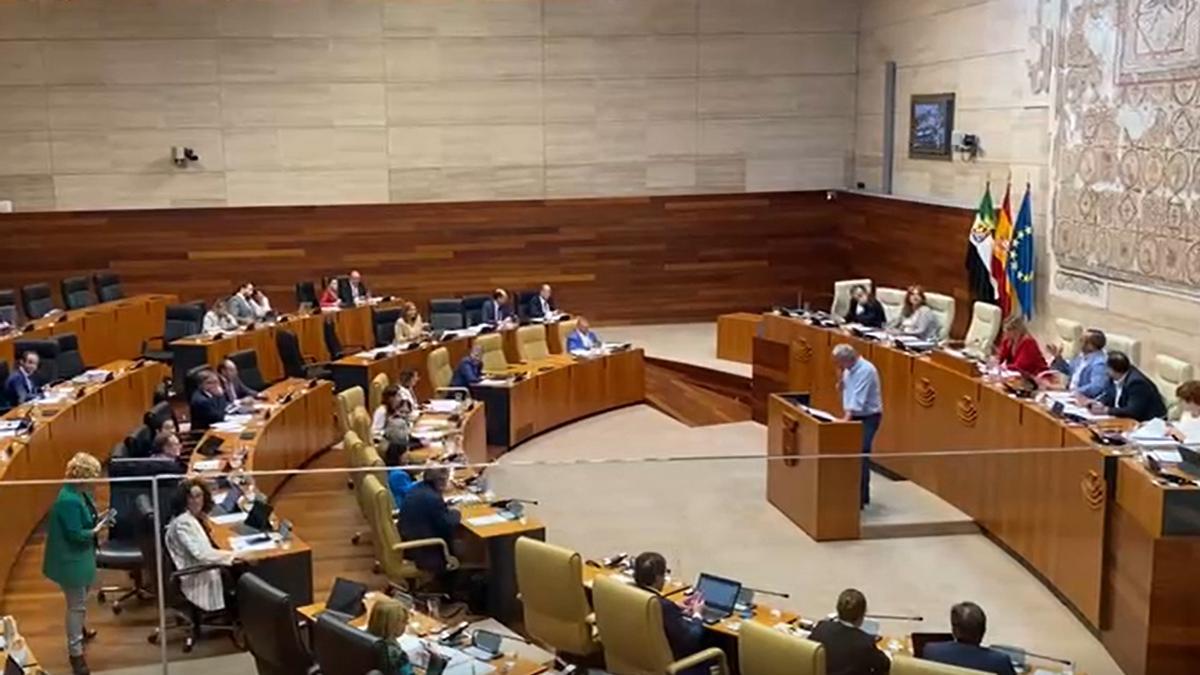 Pleno de la Asamblea de Extremadura.