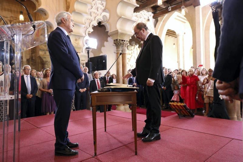 Toma de posesión de Javier Lambán como presidente de Aragón