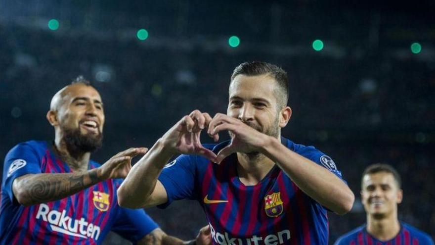 El Barça no encuentra la manera de ganar sin Jordi Alba