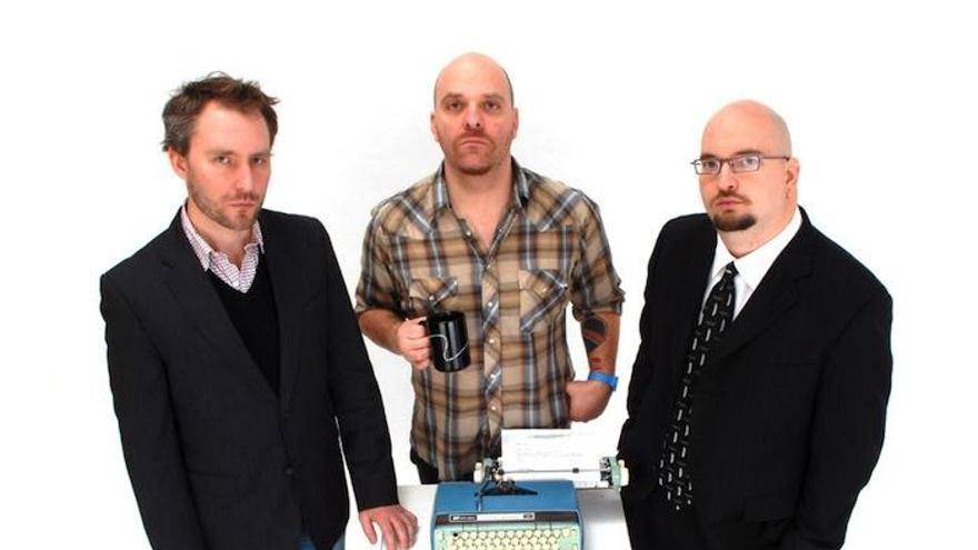 Reid Anderson, Dave King, Ethan Iverson; o sea, los formidables The Bad Plus.