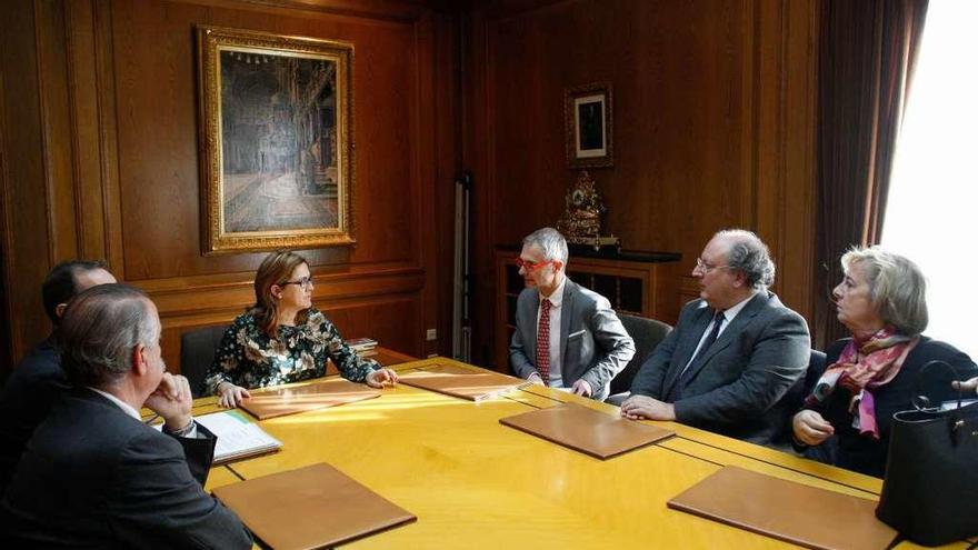 Un momento de la reunión en la Diputación Provincial de Zamora.