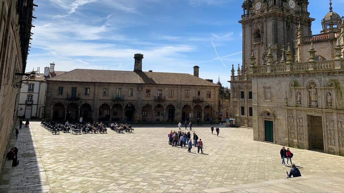 Plaza de la Quintana, alma viva de Santiago.