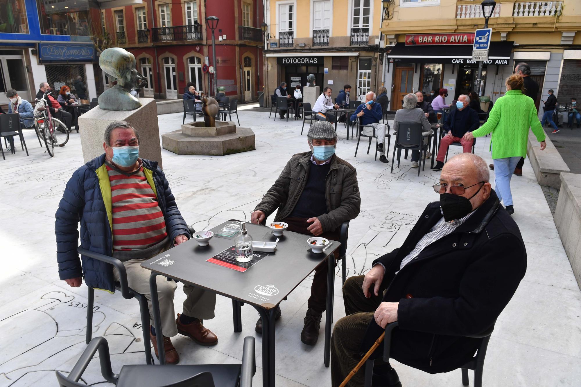 La reapertura de terrazas en A Coruña